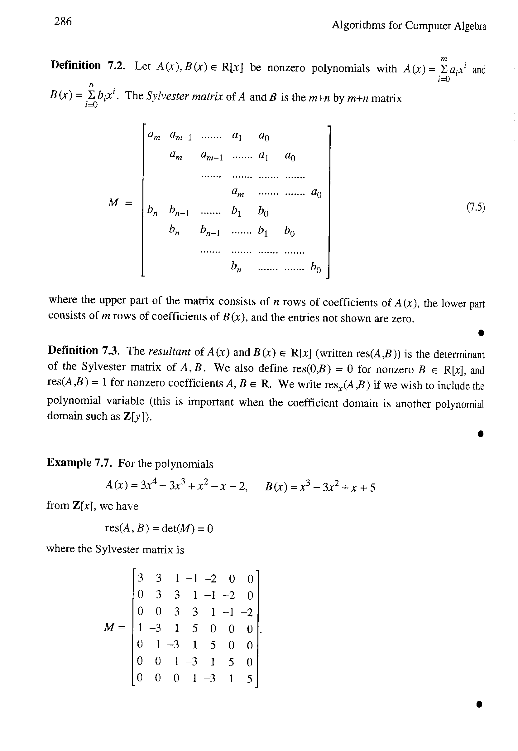 Algorithms For Computer Algebra Pdf Worksheet